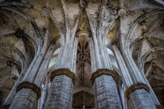 Santa Maria del Mar church, apse, Barcelona, Catalonia, Spain