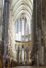 Cologne Catholic cathedral, inside view, Germany