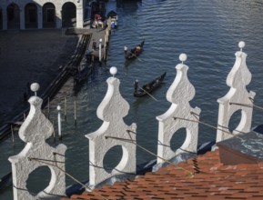 Italy Venice View from the roof of the Fondaca dei Tedeschi to the north -450 Grand Canal with