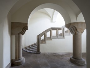 Town hall, extension built 1903-1905 by Hans Poelzig, staircase ground floor