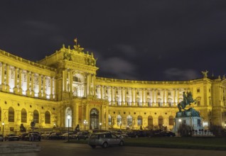Neue Burg (New Castle) of Hofburg Palace was completed in 1913, Vienna