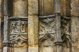 Stone decorative masverk in ancient Cathedral