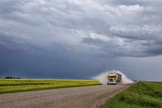 Prairie Storm Clouds Canada Saskatchewan Dramatic Summer
