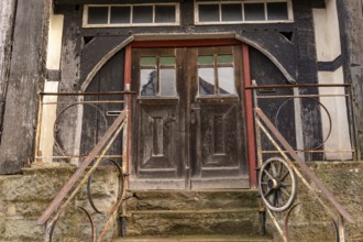 Old door in the town