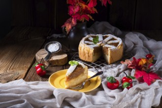 Äpfel mit einer knusprigen Kruste bedeckt - das ist die amerikanische Apple Pie