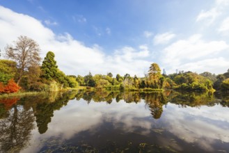 Royal Botanic Gardens Victoria on a cool autumn morning in Melbourne, Victoria, Australia