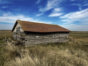 Old barn on Juist, East Frisian Islands, Germany
