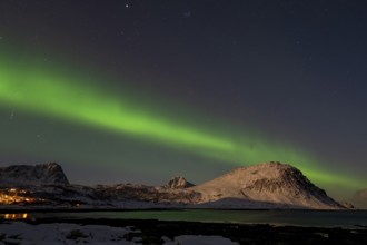 Northern Lights (Aurora borealis), Aurora Borealis, Lofoten, Norway