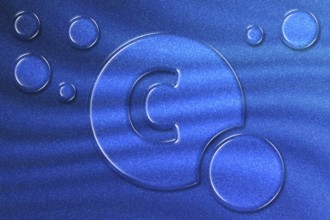 Vitamin C health Symbol, vitamin Concept, Ascorbic acid, treatment cold flu, blue glitter