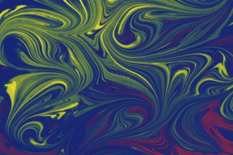 Ebru marble effect pattern design for print
