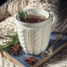 Herbal tea with rosemary