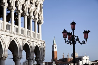 The famous St Mark's Square in Venice, Italy