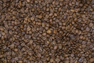 Coffee beans texture or coffee beans background