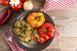 Stuffed peppers with rice
