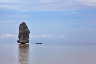 Famous island-rock Sail Rock in the Gulf of Thailand