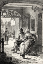 Scene from HERMANN AND DOROTHEA, an epic poem by Johann Wolfgang von Goethe