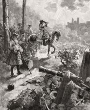 The Imperial army led by Prince Eugen defeats the Turkish army led by Chalil Pascha, Battle of