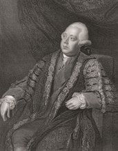 Frederick North, 2nd Earl of Guilford, Lord North, 1732-1792, Prime Minister of Great Britain from