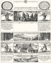 Envelope to the siege of Augsburg in 1632 by Gustav II Adolf, King of Sweden during the Thirty