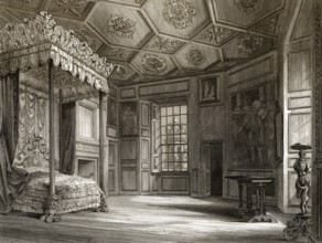 The Bedchamber of Mary, Queen of Scots, at Palace of Holyroodhouse, Edinburgh, Scotland, United