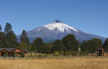 In summer Pucón and the Villarrica volcano is one of the most popular destinations for Chileans as