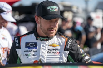 NASCAR Xfinty Driver, Daniel Hemric (11) takes to the track to practice for the Ambetter Health 200