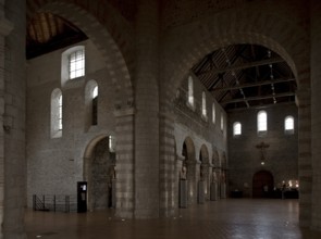 Angers. Collegiate church of St Martin. Today a museum. View into the crossing, St., Saint, Saint