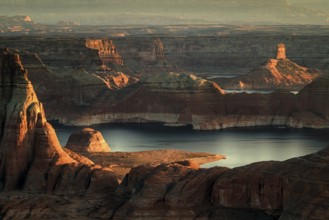 USA Arizona Alstrom Point in sunset