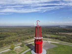 The Rheinpreussen spoil tip is a landmark in the city of Moers, with a height 74 meters. It has a