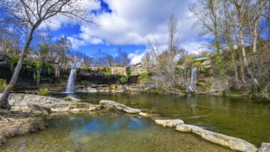 Jerea River Waterfall, Pedrosa de Tobalina, Valle de Tobalina, Las Merindades, Burgos, Castilla y