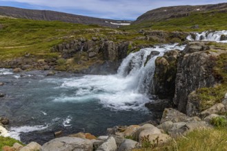 Dynandi waterfalls, Westfjords, Iceland