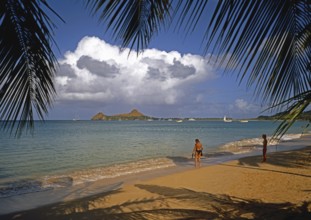 Beach at the Hotel St. Lucian, St. Lucia, Caribbean