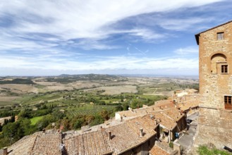 A beautiful landscape near Pienza Tuscany Italy