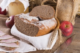 Freshly baked traditional bread