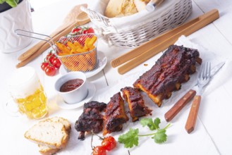 BBQ replacement ribs from a charcoal grill