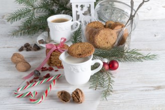 Milk and cookies for santa
