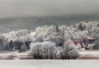 Village of Wahmbeck, Bodenfelde, district of Northeim, Lower Saxony, Germany