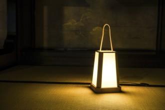 Lighting and Japanese house. Shooting Location: Tokyo metropolitan area