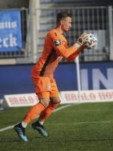 German soccer goalkeeper Tim Boss SV Wehen Wiesbaden DFB 3rd league season 2020-21, German soccer