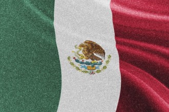 Mexico glitter flag, national flag, glittering flag sparkle background
