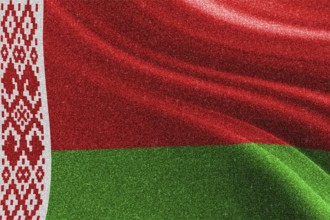 Belarus glitter flag, national flag, glittering flag sparkle background
