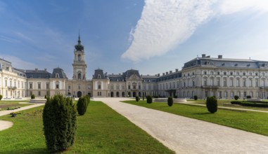 Keszthely, Hungary, 10 October, 2022: view of the Festetics Palace in Keszthely