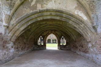 Chapter House, Cleeve Abbey, Washford, England, Great Britain