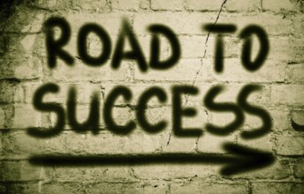 Road To Success Concept