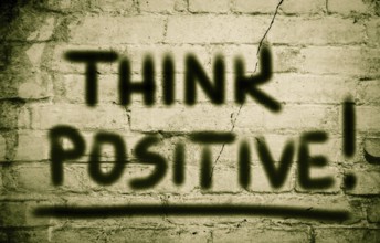 Think Positive Concept