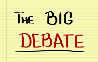 The Big Debate Concept