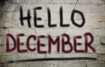 Hello December Concept