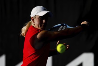 MELBOURNE, AUSTRALIA - JANUARY 12: Sonay Kartal of Great Britain plays Jessica Bouzas Maneiro of