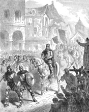 Charles Martel, Carolus Martellus, circa 688-741, Frankish military and political leader from the