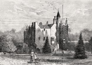 Craigcrook Castle, Edinburgh, Scotland, 19th century